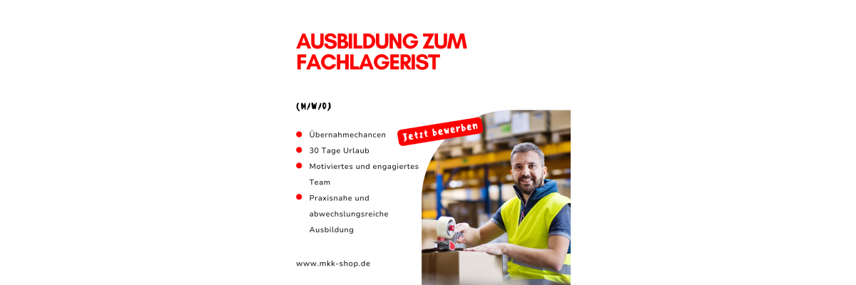 Auszubildende/r als Fachlagerist (m/w/d) 2025 - 