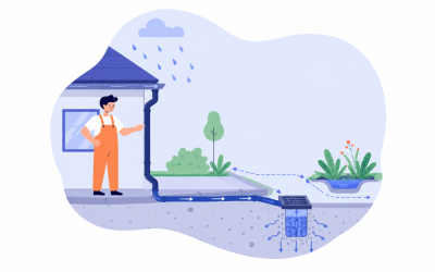 Regenwasser gezielt ableiten