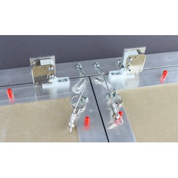 Revisionsklappe 12,5 mm GK-Einlage doppelflügelig 500 x 500 x 12,5 mm