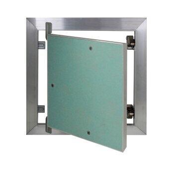Revisionsklappe GK-Einlage gr/ün 25 mm Gipskarton Revisionst/ür Wartungst/ür Alu 6 200 x 500 mm