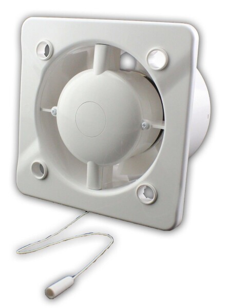 SHZICMY Badlüfter Wandlüfter Deckenlüfter 100mm Runde Rohrlüfter Ventilator 12W Bad WC