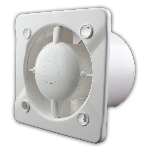 Badlüfter Motor Ø 125 Lüfter WC - HS - Feuchtesensor / Nachlauf mit Rückstauklappe