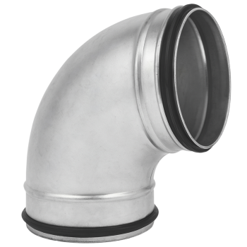 Bogen 90° mit Doppellippendichtung Ø 125 mm