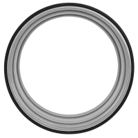 Verbindungsstück mit Doppellippendichtung Ø 80 m