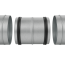 Verbindungsstück mit Doppellippendichtung Ø 125 mm