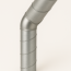 Bogen 45° mit Doppellippendichtung Ø 125 mm