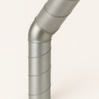 Bogen 45° mit Doppellippendichtung Ø 125 mm 4