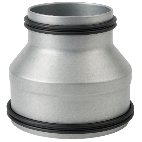 Reduzierstück mit Doppellippendichtung Ø 150 mm Ø 125 mm