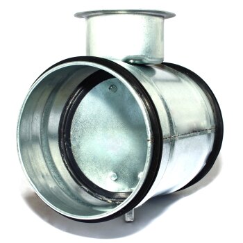 L&uuml;ftungsrohr Drosselklappe einstellbarer Luftdurchflussmenge mit Gummidichtung &Oslash; 100 mm