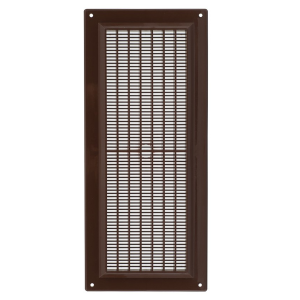 Lüftungsgitter Insektenschutz 130 x 300 mm braun