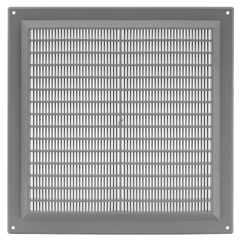 Lüftungsgitter Insektenschutz 150 x 150 mm grau