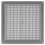 Lüftungsgitter Insektenschutz 150 x 150 mm grau