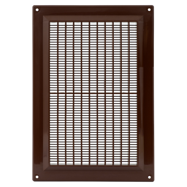 Lüftungsgitter Insektenschutz 250 x 170 mm braun