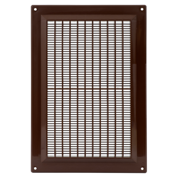 Lüftungsgitter Insektenschutz 250 x 170 mm braun