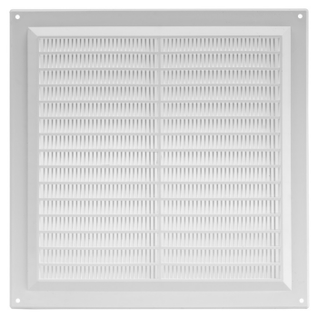 Lüftungsgitter Insektenschutz 250 x 250 mm weiß