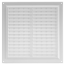 Lüftungsgitter Insektenschutz 250 x 250 mm weiß
