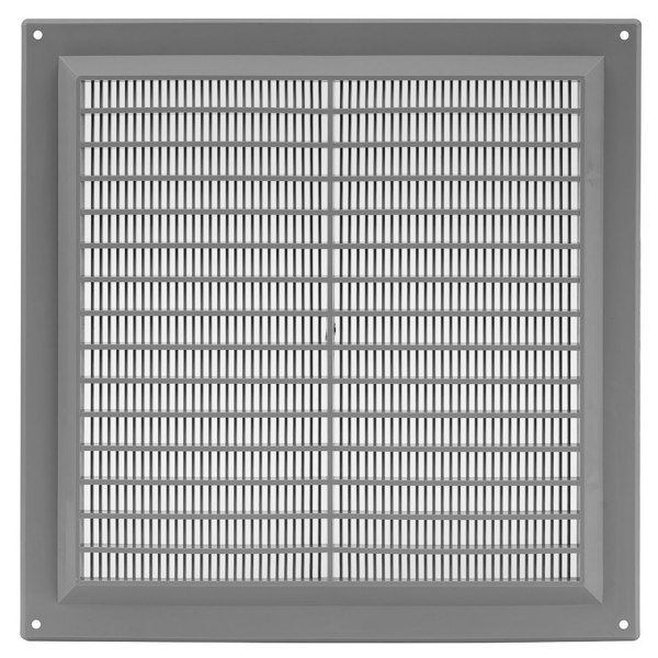 Lüftungsgitter Insektenschutz 250 x 250 mm grau