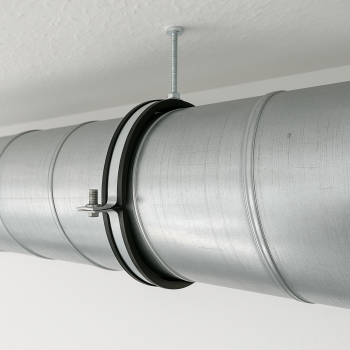 Rohrschelle mit Gummidichtung Ø 150 mm