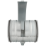 Verbinder mit Filtereinsatz Ø 125 mm Rohr mit Filtereinsatz