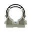 Rohrhalter Halter Klammer Rohrklemme Rohrschelle Fußbodenheizung Pool Teich Ø 16 mm TYP 5.1 einfach M6 u. Clip 25 Stk.