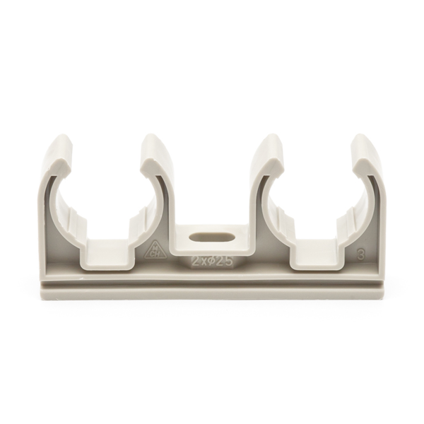 Rohrhalter Halter Klammer Rohrklemme Rohrschelle Fußbodenheizung Pool Teich Ø 32 mm TYP 4 doppelt 10 Stk.