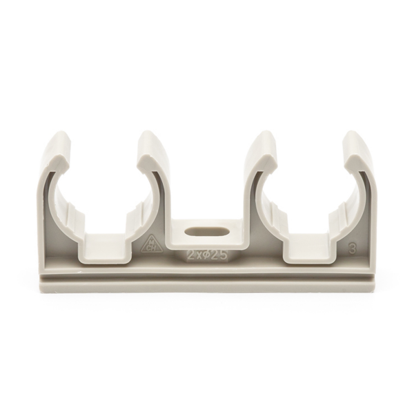 Rohrhalter Halter Klammer Rohrklemme Rohrschelle Fußbodenheizung Pool Teich Ø 32 mm TYP 4 doppelt 10 Stk.