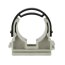 Rohrhalter Halter Klammer Rohrklemme Rohrschelle Fußbodenheizung Pool Teich Ø 32 mm TYP 5 einfach mit Clip 50 Stk.