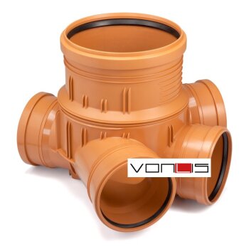 Kontrollschacht Ø 315 mm Ø 160 mm 4x...