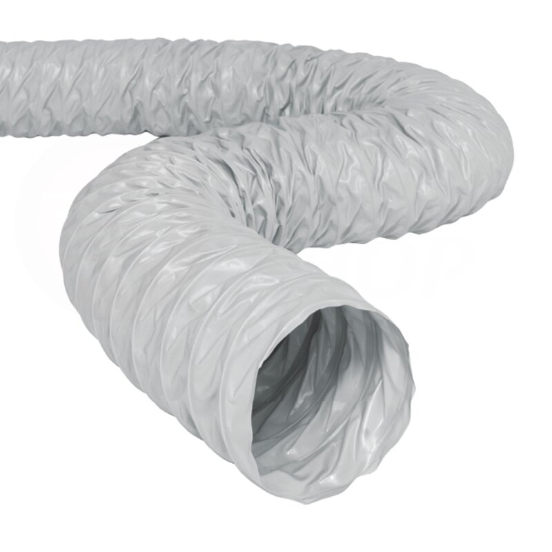 ZQWE Abluftschlauch PVC Flexibel Flex-Schlauch Abluftrohr Schallgedämmter Wärmeisolierung Lüftungsschlauch ø200mm/5m Tragbare Klimaanlage Schlauch 