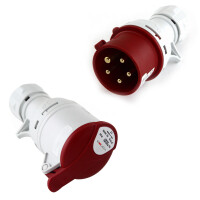 CEE IP44 Kupplung + Stecker 1