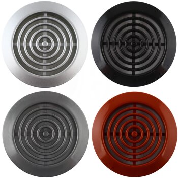 Lüftungsgitter 2-teilig Ø 47 mm