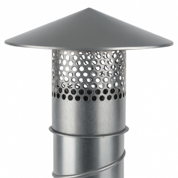 Dachhaube mit Doppellippendichtung Ø 160 mm