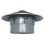 Dachhaube Kunststoff Grau Entl&uuml;ftung Wetterschutz Ablufthaube Abluft Regenhaube &Oslash; 50 mm