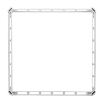 Lüftungsgitter Insektennetz edelstahl Kunststoff ASA Wetterschutz Lamellengitter Gitter 5. 250 x 250 mm edelstahl