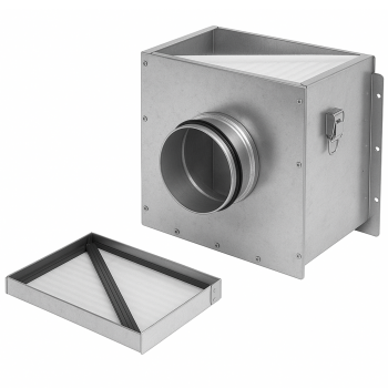 Filterkasten mit Filtereinsatz Filterkasten Ø 125 mm