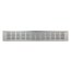 Aluminium Lüftungsgitter Heizungsgitter Stegblech silber 60 mm 300 mm