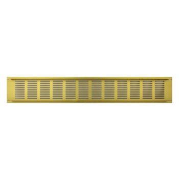 Aluminium Lüftungsgitter Heizungsgitter Stegblech gold 80 mm 400 mm