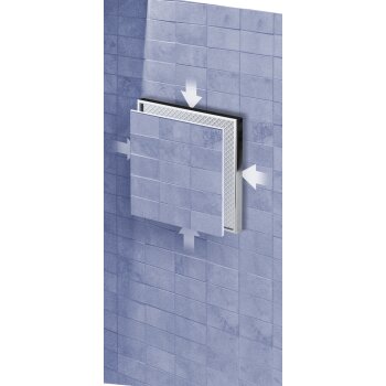"TILE" Befliesbarer Badlüfter Wohnraumlüfter Ø 100 mm verschiedene Funktionen Zugschalter