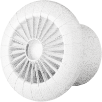 Ø 120 mm Wohnraumlüfter Nachlauf 1