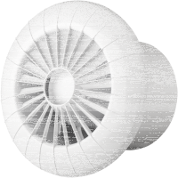 Ø 120 mm Wohnraumlüfter Feuchtigkeitssensor 1