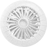 Ø 150 mm Wohnraumlüfter Feuchtigkeitssensor 2