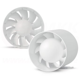 aRc Ø 100 mm Rohrlüfter in weiß Standart