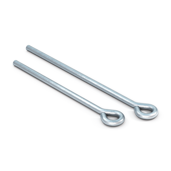 Abhängedraht mit Haken Öse Trockenbau Schnellabhänger Draht Spannfeder 100 Stk. Abhänger mit Öse 125 mm