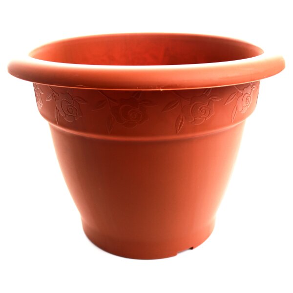 Blumentopf Pflanzkübel Pflanztopf Untersetzer Blumenkübel Blumentopf Ø 18 cm terrakotta