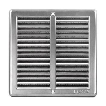 Lüftungsgitter Edelstahl Insektenschutz 200 x 200 mm