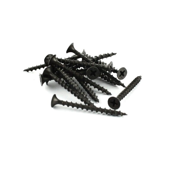 Trockenbauschraube Schnellbauschraube Senkkopfschraube Grobgewinde TX schwarz 3,5 x 45 mm - 1000 Stück