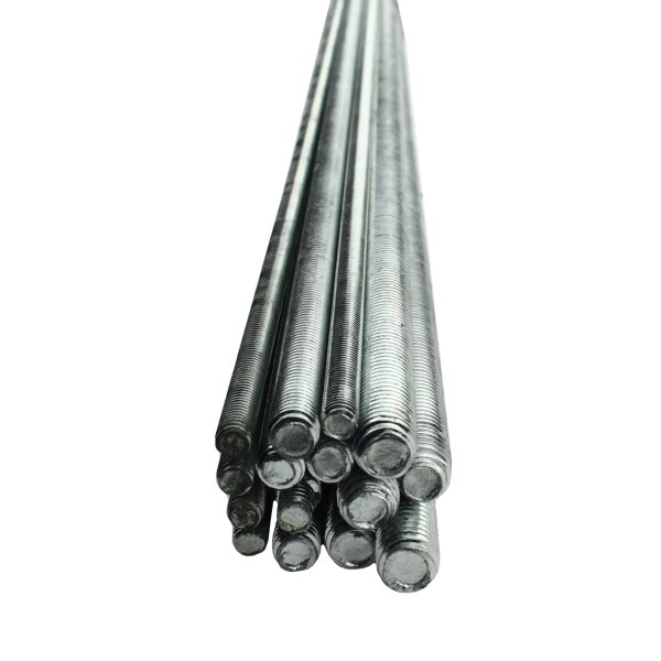 Gewindestab Gewindestange Gewinde 1m Gewindestangen verzinkter Stahl 1000 mm M8 x 1 m