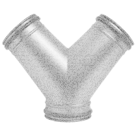 Y-Stück mit Doppellippendichtung Ø 125 mm / &Osl