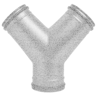 Y-Stück mit Doppellippendichtung Ø 160 mm / &Osl