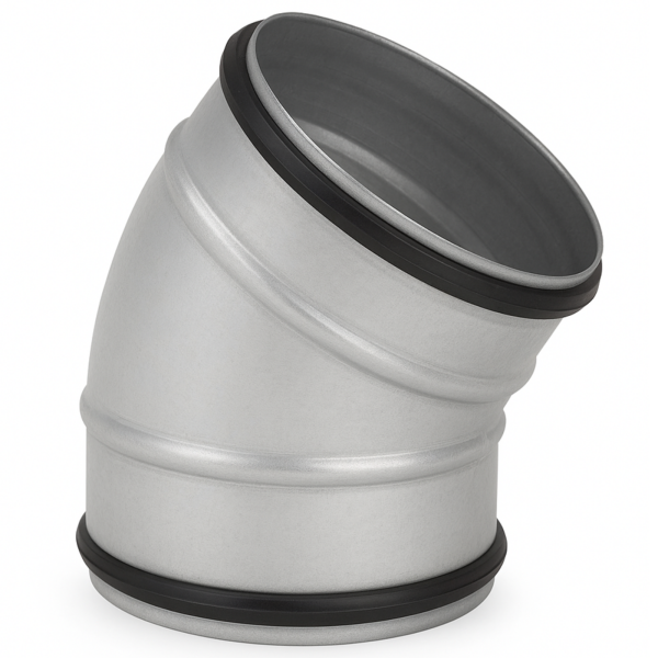 Bogen 30° mit Doppellippendichtung Ø 125 mm